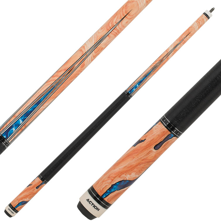 Action Exotic Action Wood Pool Cues Wayfair